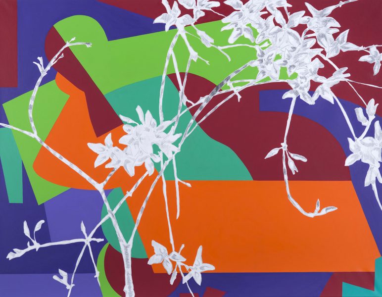 BLUMEN - 8070, Acryl und Grafit auf Leinwand, je 140 x 180 cm, 2013