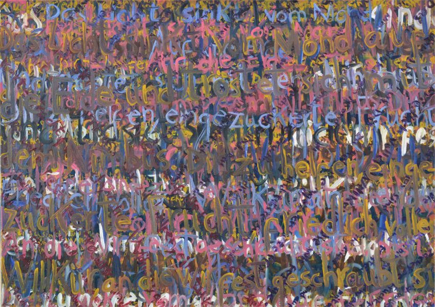 EINGEZUCKERTE FRUCHT, Öl auf Leinwand, 50 x 70 cm, 2016